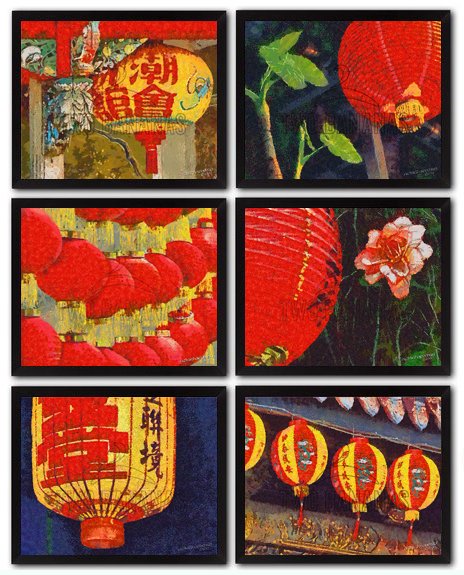 Colored Paper Lantern Impressionist Art 6 Japanese Lantern DIY Download Millennial Impressionist Paintings Richard Neuman Two Bananas Art