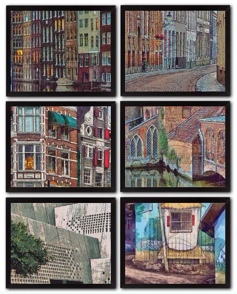 Complex Buildings Patterns Impressionist Art Complex Buildings Patterns Impressionist Art DIY Download Millennial Impressionist Paintings Richard Neuman Two Bananas Art