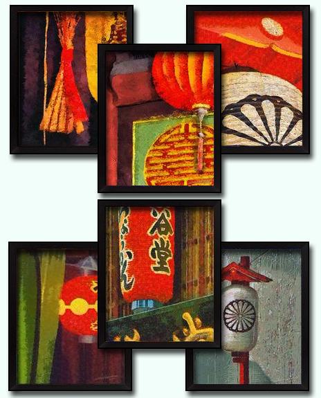 Paper Lantern Impressionist Art 6 Paper Lantern DIY Download Millennial Impressionist Paintings Richard Neuman Two Bananas Art