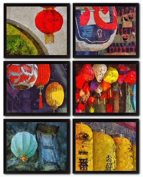 Japanese Lantern Impressionist Art 6 Japanese Lantern DIY Download Millennial Impressionist Paintings Richard Neuman Two Bananas Art